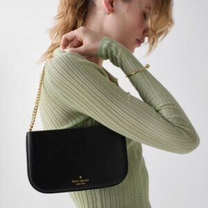 Kate Spade Black Madison Lilly Pochette NWT